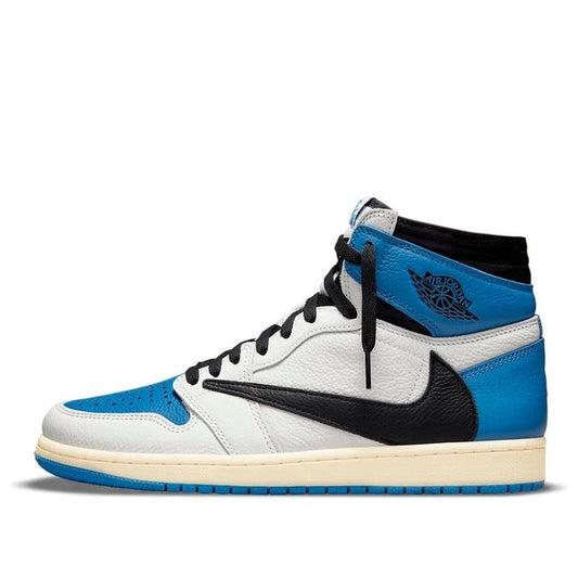 Travis Scott x Fragment x 1 High OG Military Blue