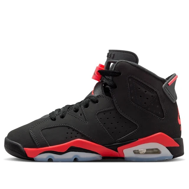 6 Infrared GS Black / Light Crimson